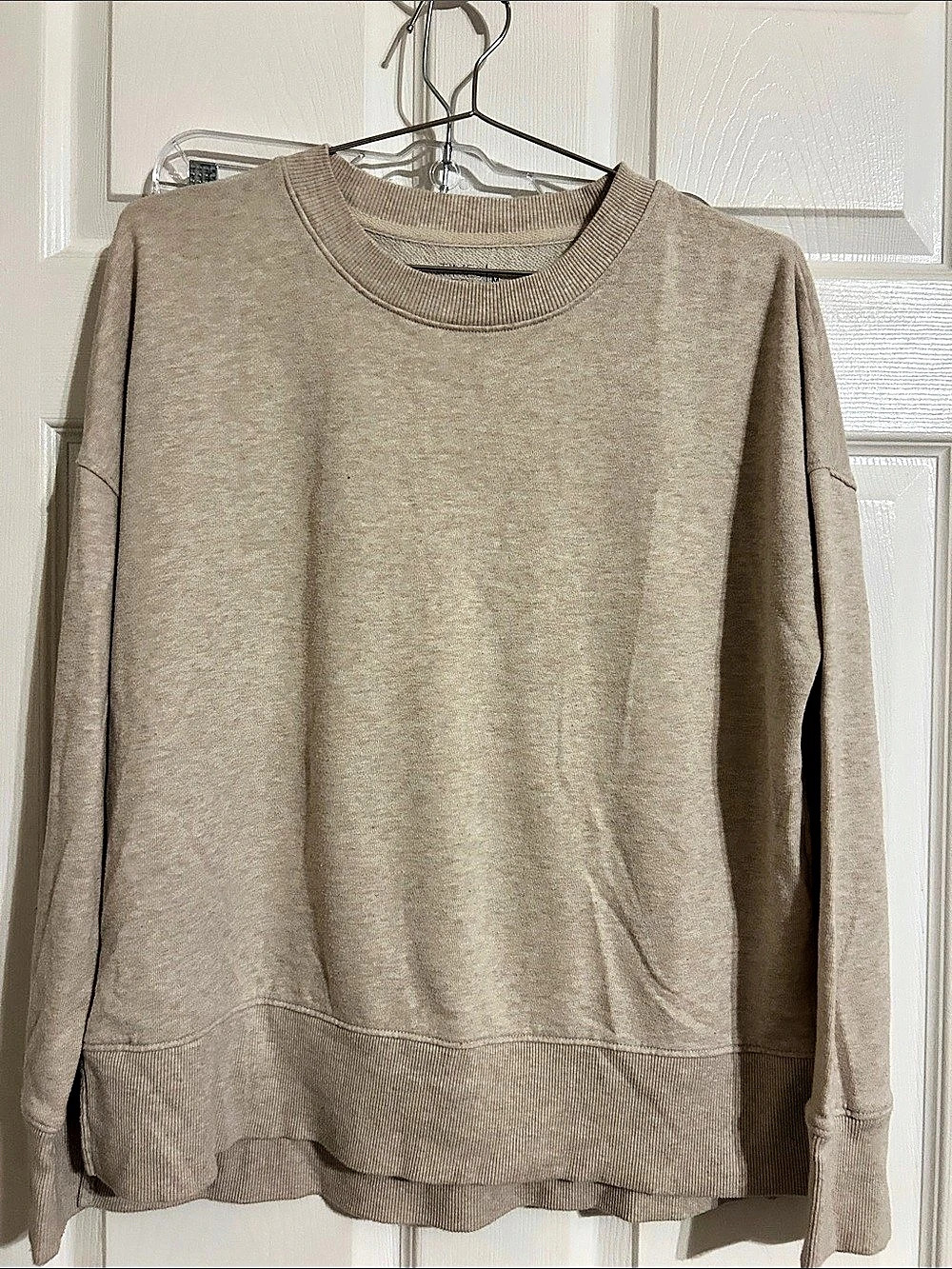 Time and Tru Women's Crewneck Sweatshirt Brown Medium